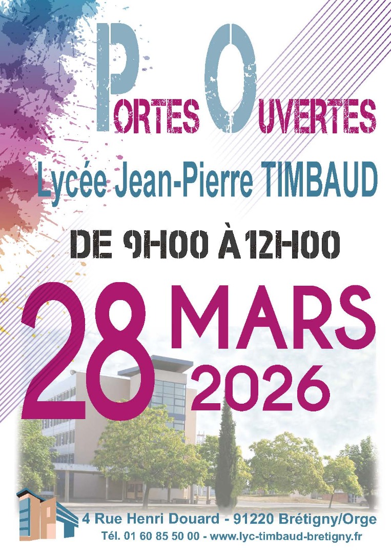 PORTES OUVERTES AU LYCÉE Jean-Pierre Timbaud de BRÉTIGNY SUR ORGE (91)