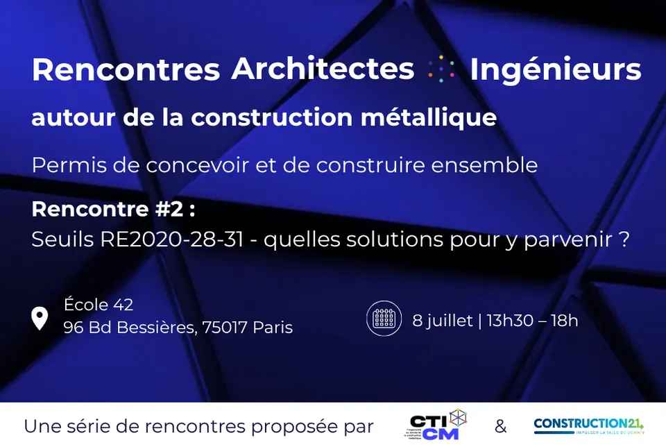 Le CTICM et Construction21 vous invitent à la deuxième rencontre de la série « Permis de concevoir et de construire ensemble » 